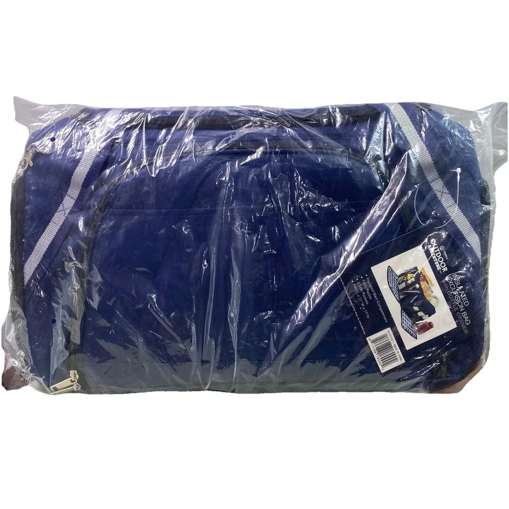Torelli‎ Outdoor Adventure Insulated Excursion Picnic Trip Bag Blue 19.5x11x11